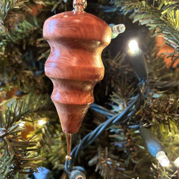 Hand Turned Tamarind Ornament