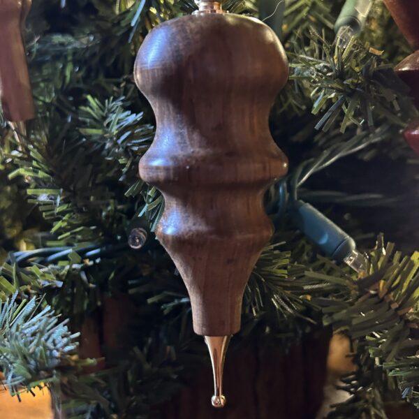 Hand Turned Tamboti Ornament