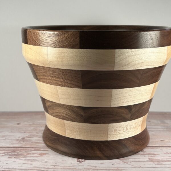 Walnut & Maple Segmented Bowl