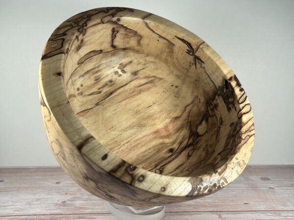 Spalted Hackberry Wooden Bowl - Image 2