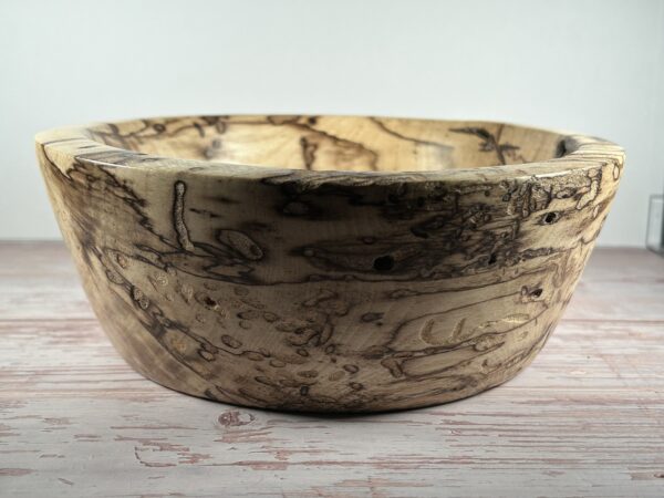 Spalted Hackberry Wooden Bowl