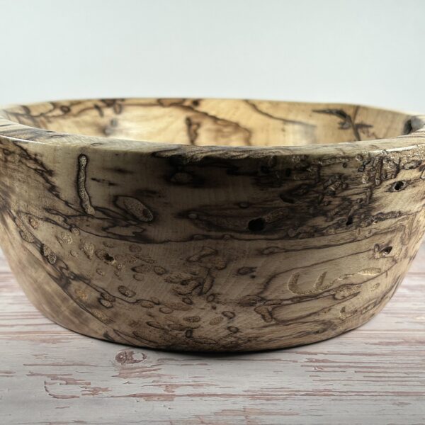 Spalted Hackberry Wooden Bowl