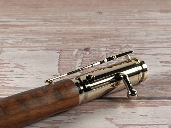 30 Caliber Snakewood Gold Bolt Action Pen - Image 2