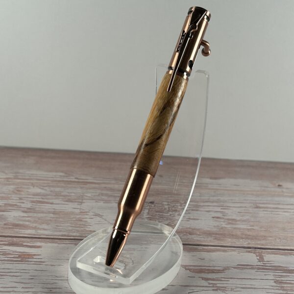 30 Caliber Tigre Caspi Antique Copper Bolt Action Pen