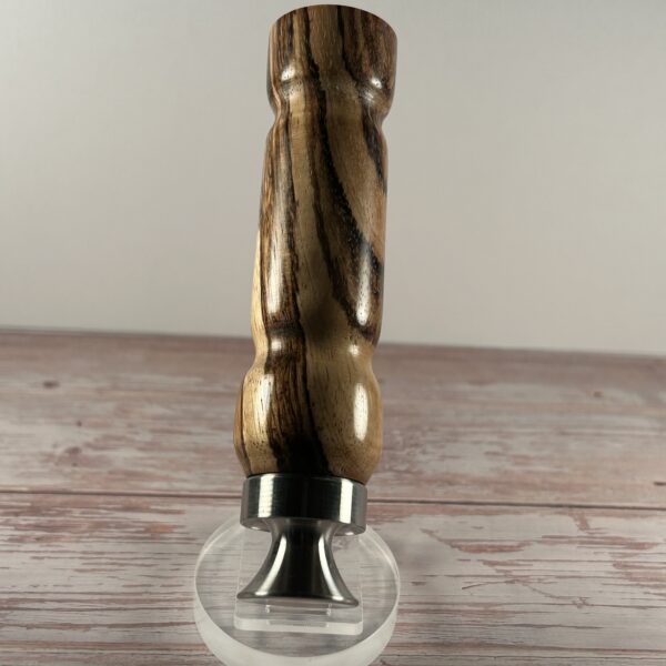Hand Turned Zebrawood Bottle Opener