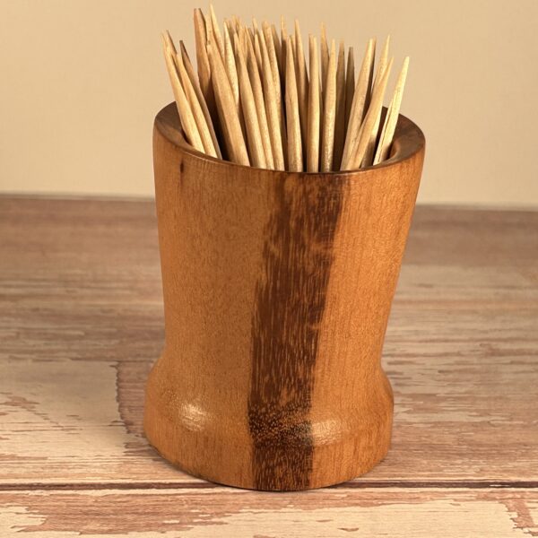 Hand Turned Jobillo Toothpick Holder