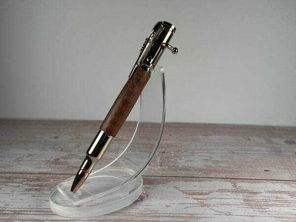30 Caliber Snakewood Gold Bolt Action Pen
