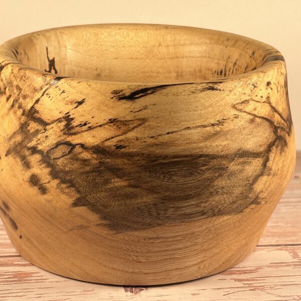 Spalted Hackberry Wooden Bowl