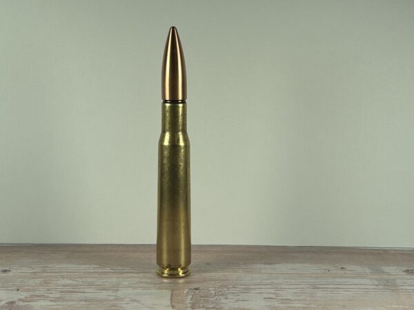 50 Caliber Walnut Machine Gun Flip Pen