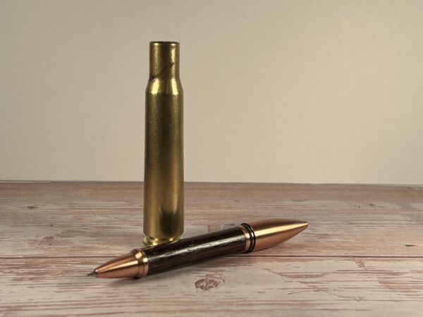 50 Caliber Wenge Machine Gun Flip Pen - Image 2
