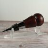 Hand Turned Bloodwood Wine Stopper - Image 2