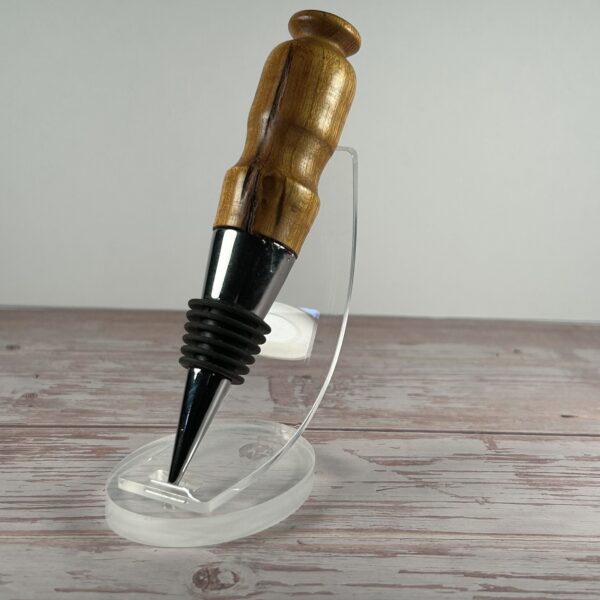 Hand Turned Osage Orange Wine Stopper