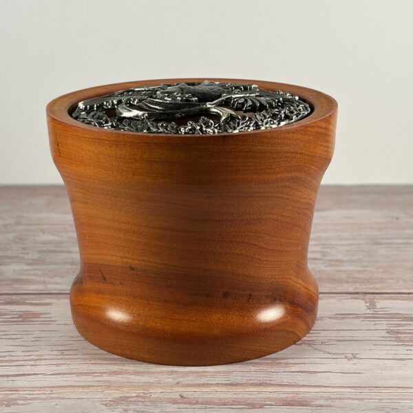 Chakte Viga Wooden Bowl with Filagree Lid