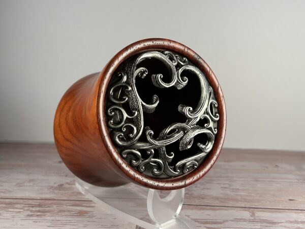 Redheart Wooden Bowl with Filagree Lid - Image 2