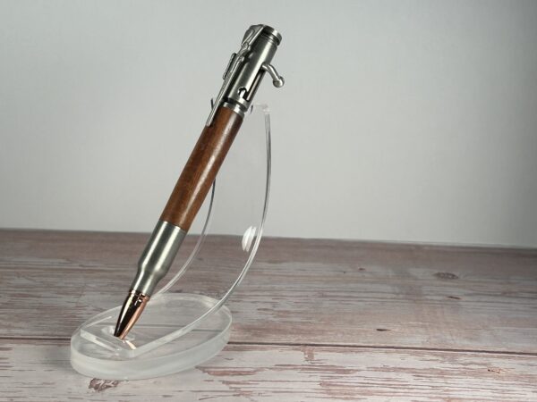 30 Caliber Morado Antique Pewter Bolt Action Pen