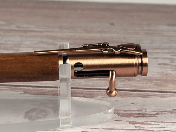 30 Caliber Morado Antique Copper Bolt Action Pen - Image 2