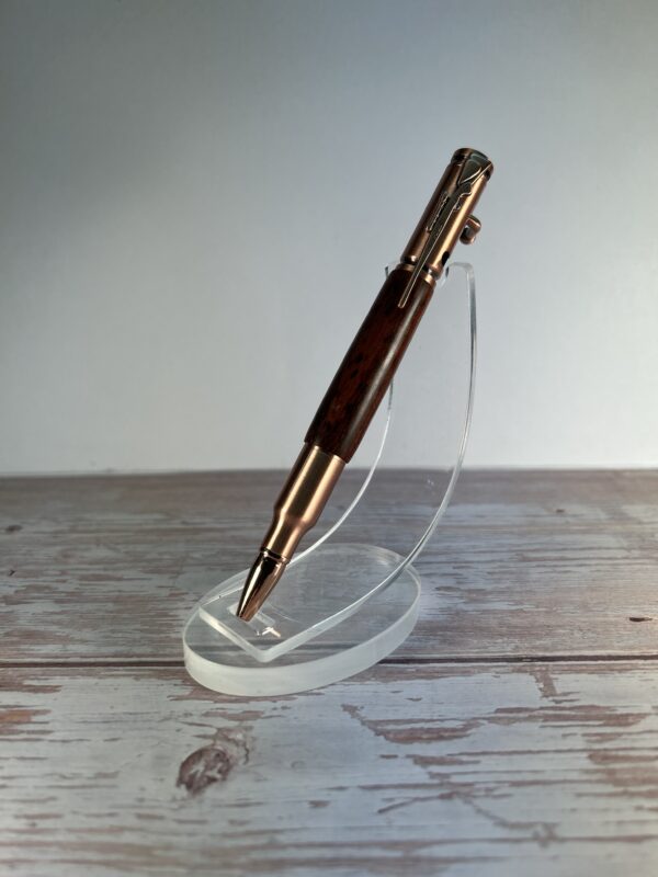 30 Caliber Snakewood Antique Copper Bolt Action Pen